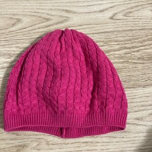 Unbranded Cable Knit Beanie Kids OS Fuchsia Pink Warm Winter‎ Hat COZY